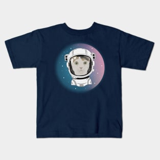 Cat astronaut Kids T-Shirt